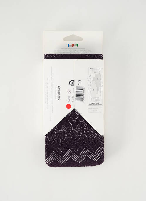 Collants violet LE BOURGET pour femme