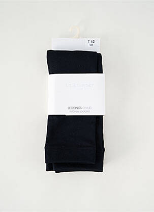 Legging stretch taille normale noir LE BOURGET femme