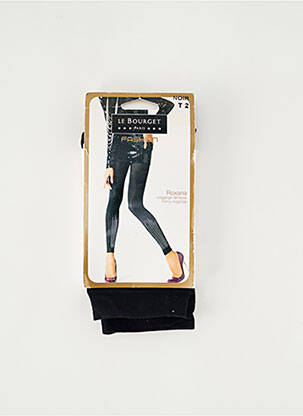 Legging effet matière satinée noir LE BOURGET femme