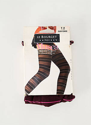 Bas stretch violet LE BOURGET femme