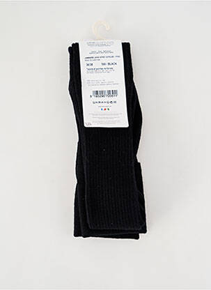 Bas stretch noir LE BOURGET femme