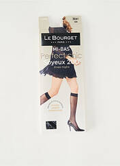 Chaussettes noir LE BOURGET pour femme seconde vue