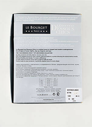 Body lingerie stretch noir LE BOURGET femme