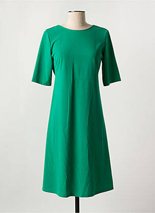 Robe courte manches 3/4 manches 3/4 vert MISS SIDECAR femme