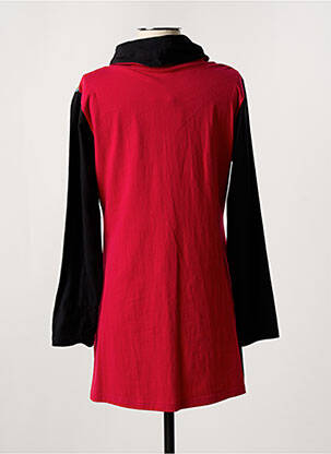 Robe courte manches longues manches longues rouge FIGURE LIBRE femme