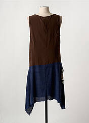 Robe courte marron ENJOY pour femme seconde vue