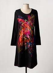 Robe mi-longue noir FIGURE LIBRE pour femme seconde vue