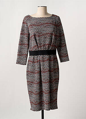 Robe mi-longue noir FILLE A SUIVRE pour femme