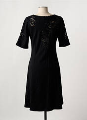Robe mi-longue noir LEO & UGO pour femme seconde vue
