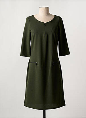 Robe Courte Vintage FILLE A SUIVRE - Manches 3/4, Motifs - Taille L Occasion Très Bon État
