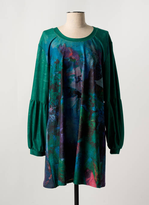 Robe courte vert BELLA BLUE pour femme