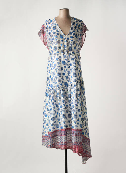 Robe longue bleu SAM & LILI pour femme