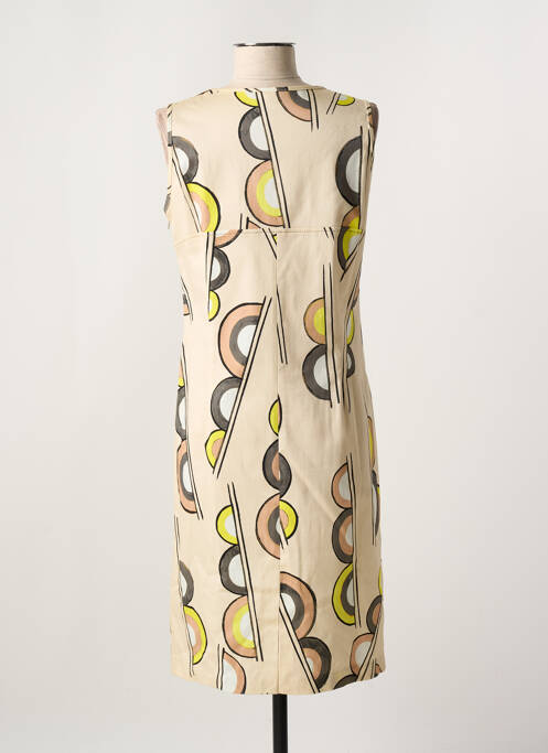 Robe mi-longue beige JEAN DELFIN pour femme