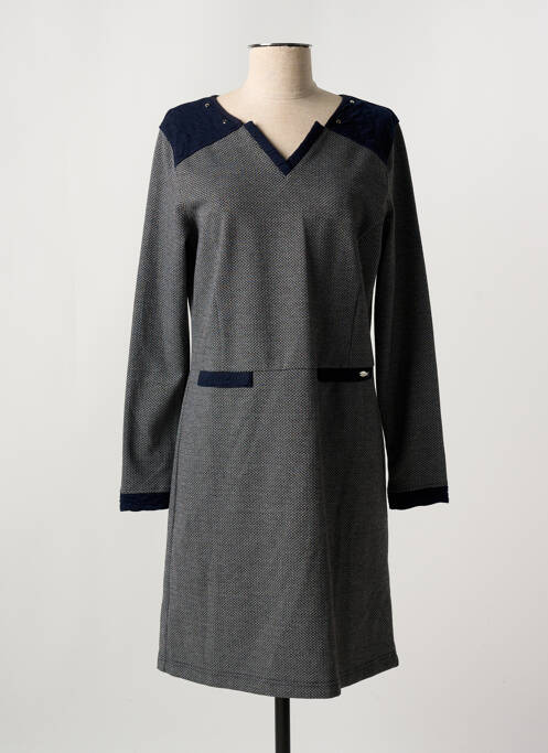 Robe mi-longue bleu THALASSA pour femme