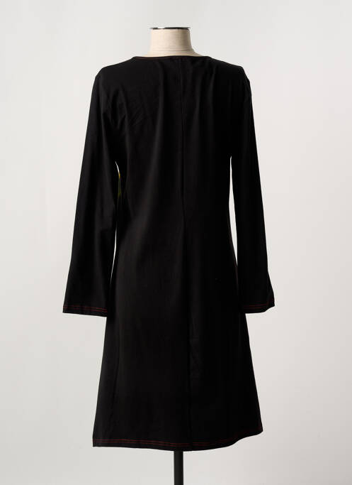 Robe mi-longue noir FIGURE LIBRE pour femme