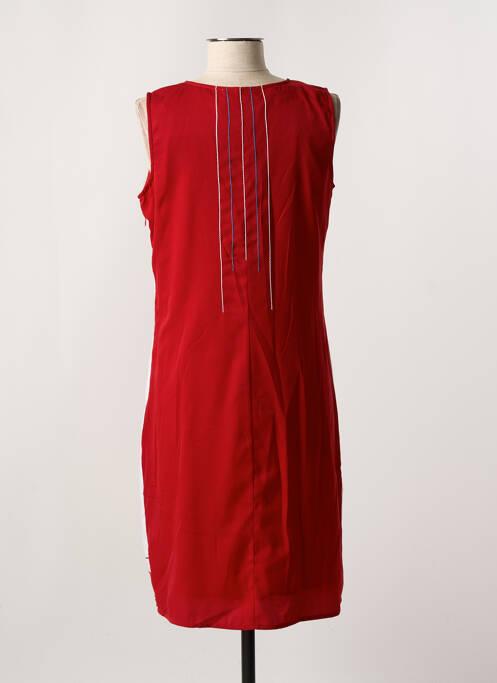 Robe mi-longue rouge FIGURE LIBRE pour femme