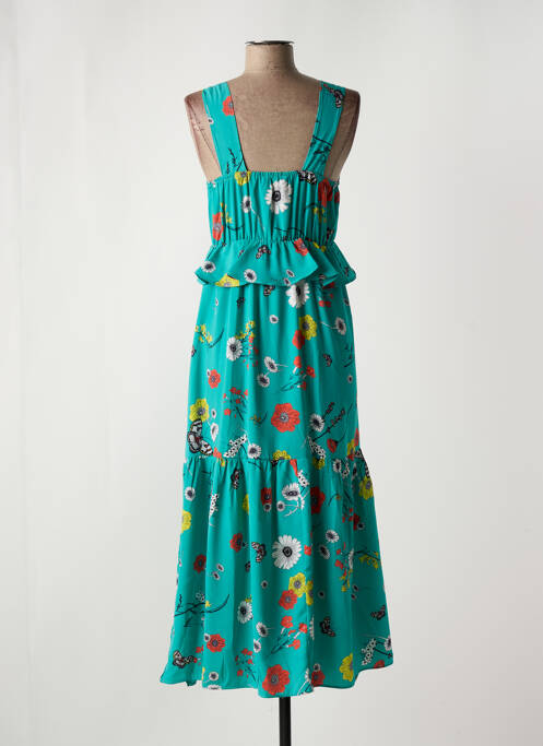 Robe mi-longue vert PURPLE'S pour femme