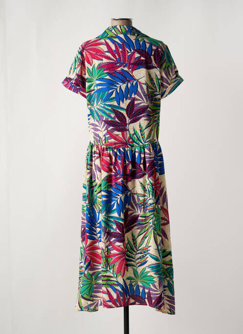 Robe mi-longue vert SAM & LILI pour femme