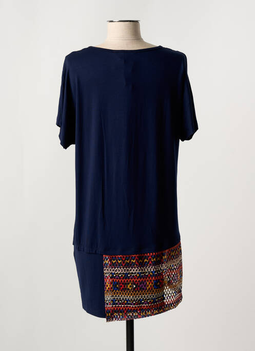 Tunique manches courtes bleu ALAIN MURATI pour femme