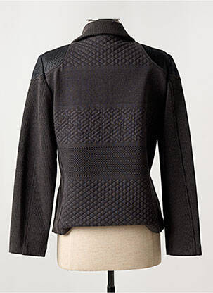 Veste casual epaulette gris JEAN DELFIN femme