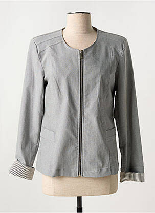 Veste casual epaulette gris HALOGENE femme