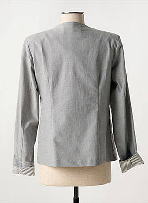 Veste casual epaulette gris HALOGENE femme