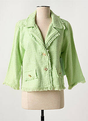 Blazer fausses poches vert AGATHE & LOUISE femme