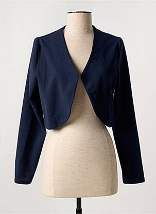 Boléro manches longues bleu FILLE A SUIVRE femme