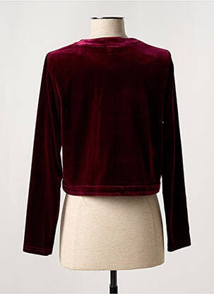 Veste casual col rond rouge NANA BAILA femme