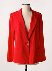 Blazer rouge FEMMES JE VOUS AIME pour femme seconde vue