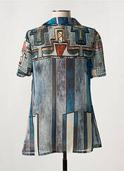 Tunique manches courtes bleu JEAN DELFIN pour femme seconde vue