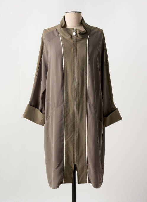 Manteau long marron ALAIN MURATI pour femme