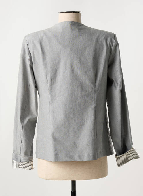 Veste casual gris HALOGENE pour femme