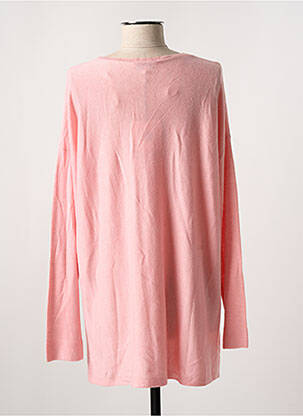 Pull tunique manches longues manches longues rose MARINA V femme