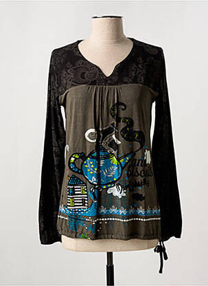 T-shirt manches longues manches longues noir SIDECAR femme
