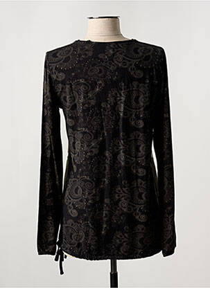 T-shirt manches longues manches longues noir SIDECAR femme