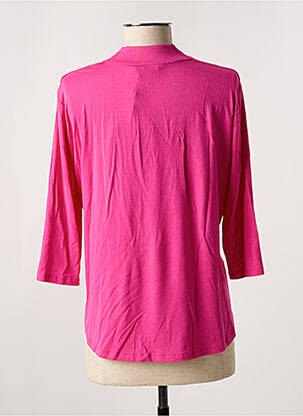 Top coupe fluide manches 3/4 rose DIVAS femme