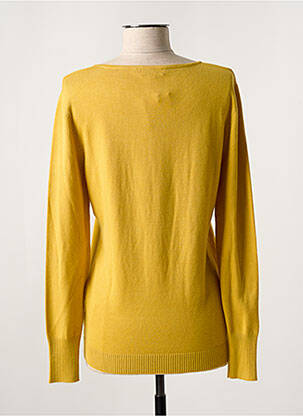 Pull coupe cintrée manches longues jaune ODEMAI femme