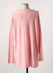 Pull tunique rose MARINA V pour femme seconde vue