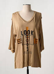 Top beige EGO pour femme seconde vue