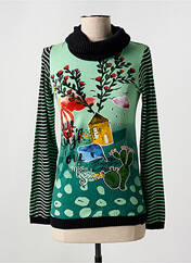 Top vert SIDECAR pour femme seconde vue