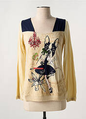 T-shirt beige SIDECAR pour femme seconde vue