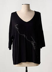 T-shirt noir EGO pour femme seconde vue