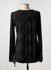 T-shirt noir SIDECAR pour femme seconde vue