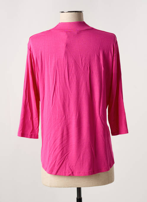 Top coupe fluide manches 3/4 rose DIVAS femme