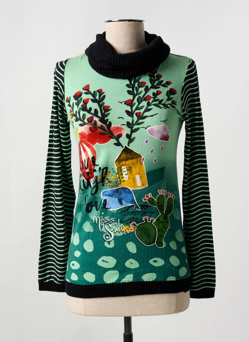 Top vert SIDECAR pour femme