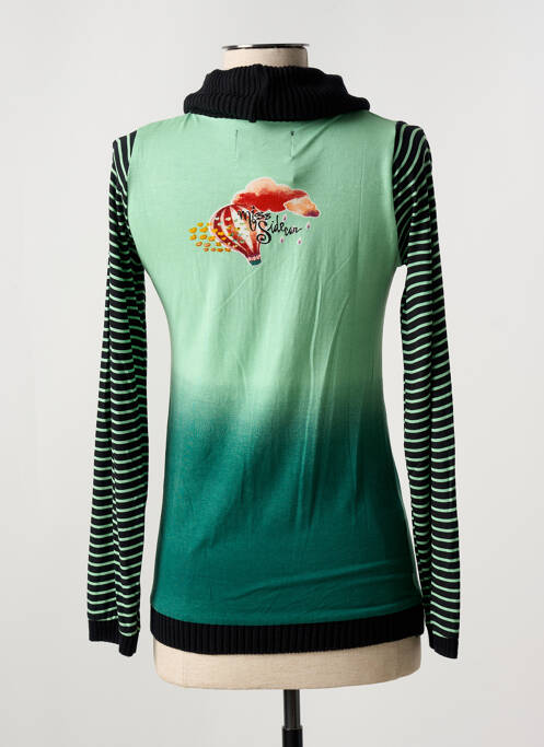 Top vert SIDECAR pour femme