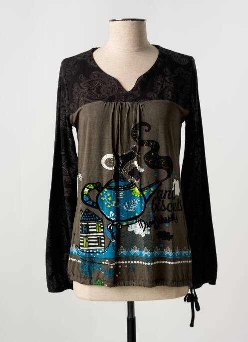 T-shirt noir SIDECAR pour femme