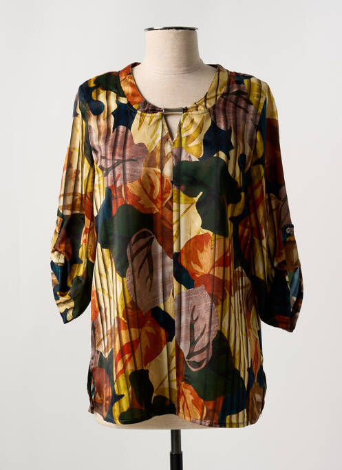 Tunique manches longues marron HALOGENE pour femme