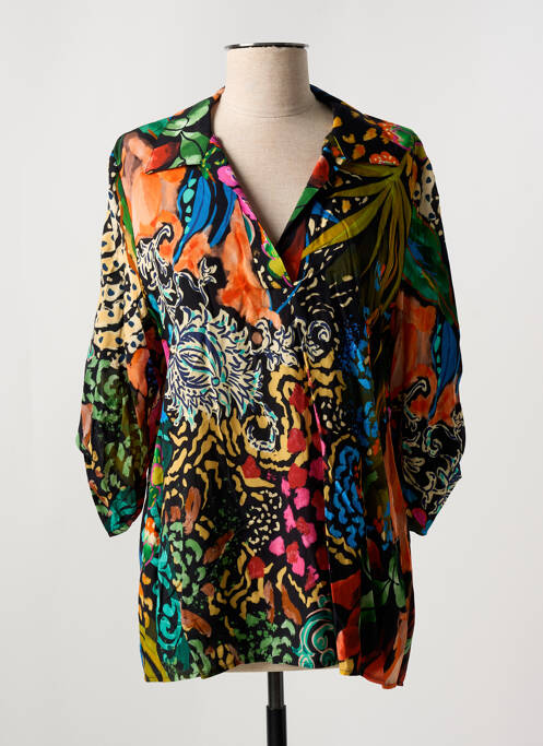 Tunique manches longues vert HALOGENE pour femme